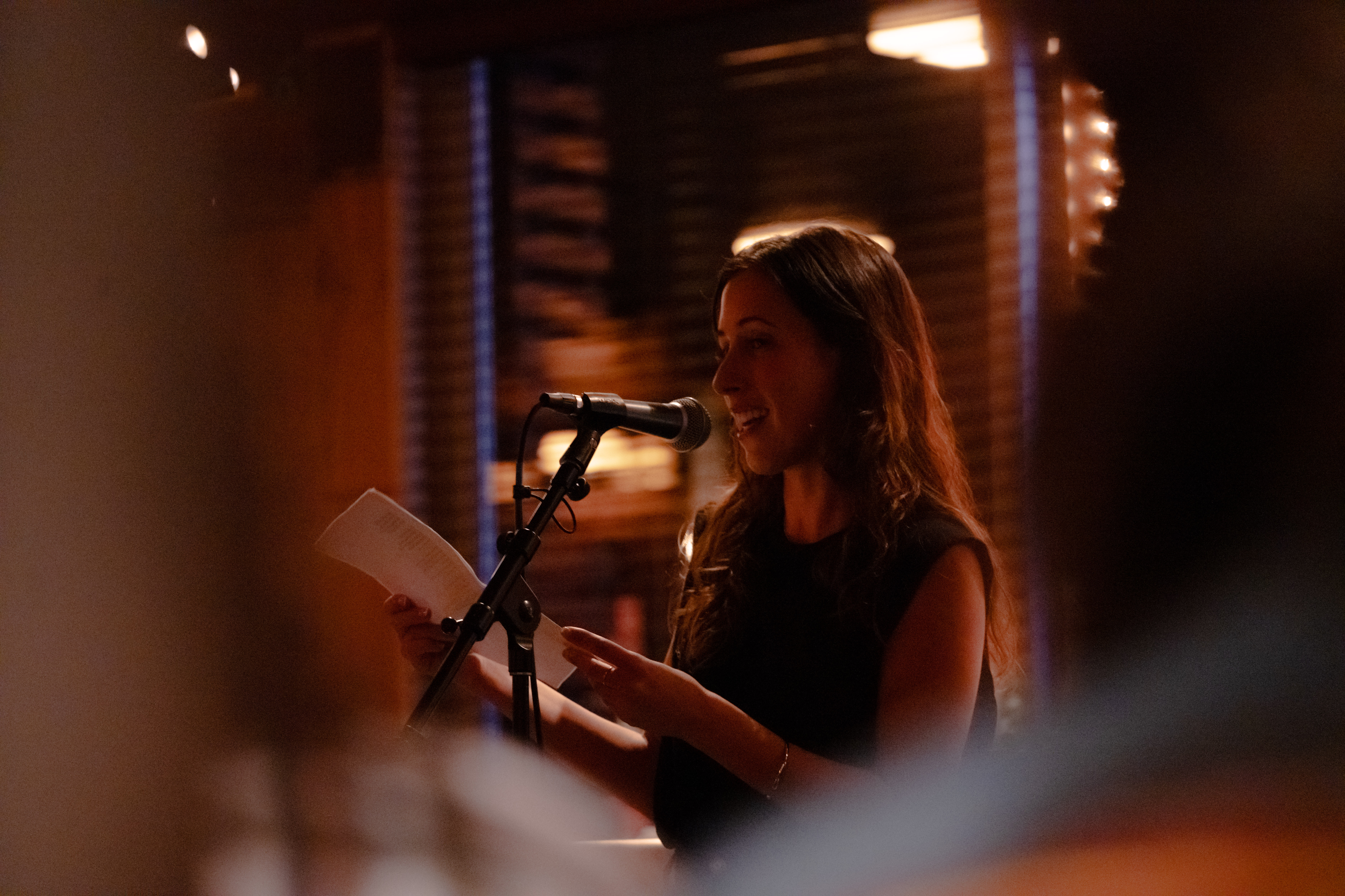 Hadas Goshen performance 2024 at Poolside Poets at the San Francisco Phoenix Hotel
